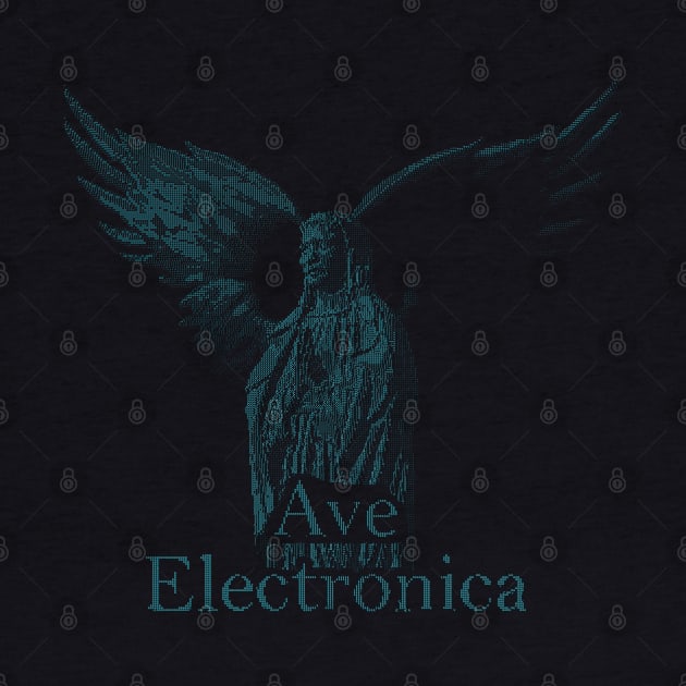ASCii Sancta Maria - Ave Electronica (Blue) by McNerdic